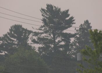 Photo taken in Escanaba around 10:45 a.m. on Wednesday.