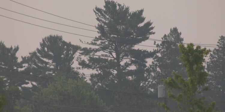 Photo taken in Escanaba around 10:45 a.m. on Wednesday.