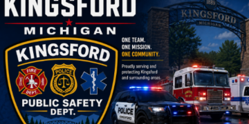 A Kingsford home is a total loss following a fire Tuesday afternoon. Kingsford Public Safety was called to a garage fire on Withworth Avenue around 2:23 p.m. on August 18th.