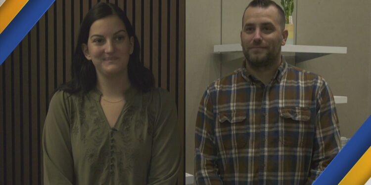 Gabrielle Cheeney of Evermore. Permanent Jewelry and Chris Jahnke of Charlie Charlie Soap Co.