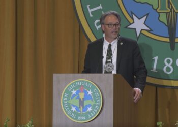 NMU celebrates 19th president Chris Olsen with investiture ceremony